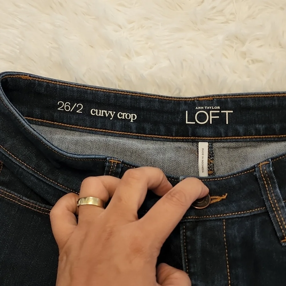 Ann Taylor LOFT 26/2 curvy crop - Picture 4 of 5